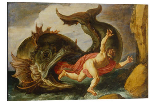 Quadro em alumínio Jonah and the Whale, Pieter Lastman, 1621