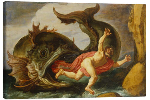 Quadro em tela Jonah and the Whale, Pieter Lastman, 1621