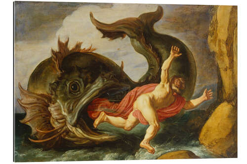 Galleritryk Jonah and the Whale, Pieter Lastman, 1621