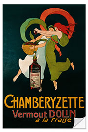 Selvklebende plakat Chamberyzette, Vermout Dolin