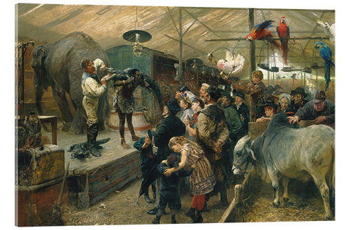 Akrylbilde In the Animal Booth, Paul Meyerheim, 1894