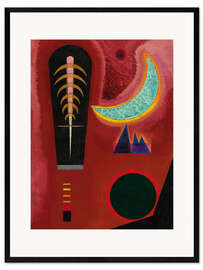 Gerahmter Kunstdruck Loses im Rot, 1925