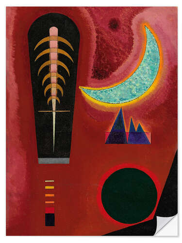 Sticker mural Loose in Red, 1925