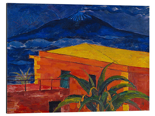 Tableau en aluminium Etna, around 1925