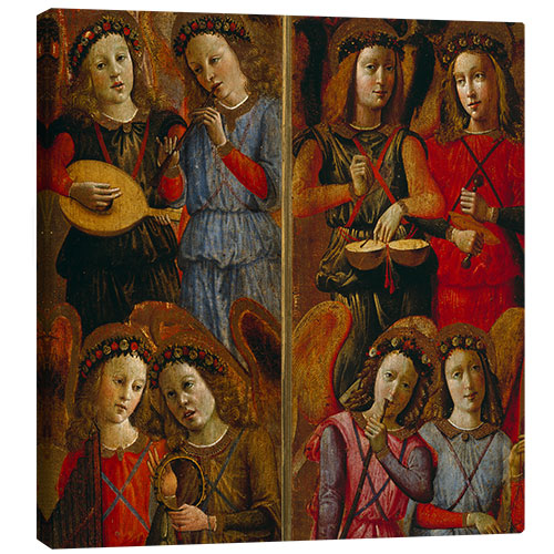 Canvastavla Angels Making Music, Domenico Ghirlandaio