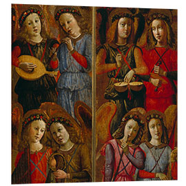 Obraz na PCV Angels Making Music, Domenico Ghirlandaio