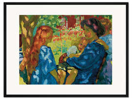 Gerahmter Kunstdruck Unter dem Holunder, 1911