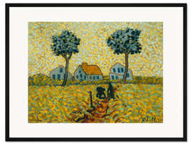 Gerahmter Kunstdruck Landschaft, 1911