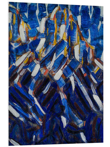 Foam board print Abstraction (The Blue Mountain), 1912