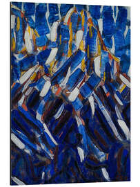 Magnettafel Abstraktion (Der blaue Berg), 1912