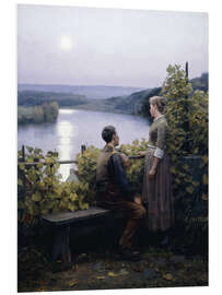 Foam board print A Summer Evening, Daniel Ridgway Knight