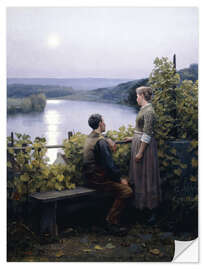 Sticker mural A Summer Evening, Daniel Ridgway Knight