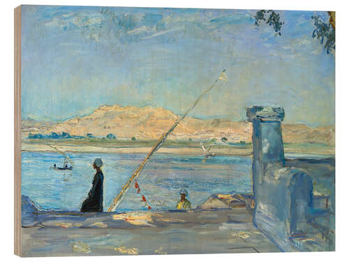 Tableau en bois Morning at Luxor, 1914