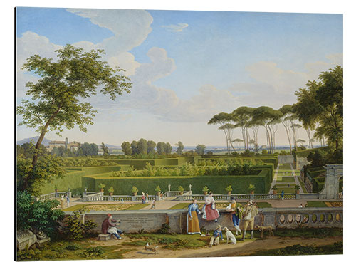 Aluminium print Park of Villa Pamphili, Johann Christian Reinhart