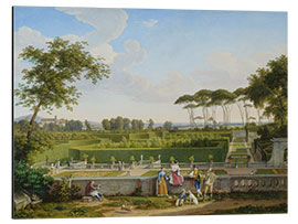 Alubild Park der Villa Pamphili, Johann Christian Reinhart