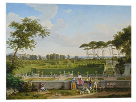 Tableau en PVC Park of Villa Pamphili, Johann Christian Reinhart