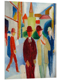 Tableau en PVC Street with People, 1914