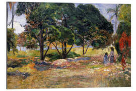 Magnettafel Landschaft mit drei Bäumen