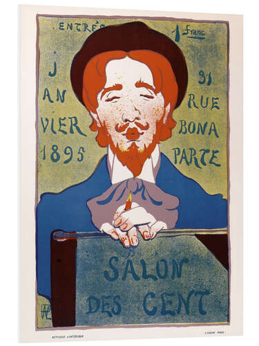 Foam board print Salon des Cents, 1895