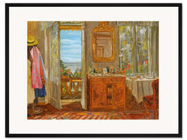Gerahmter Kunstdruck Interieur am Starnbernger See, 1912