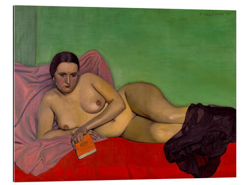 Gallery print Naked Woman with a Book