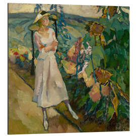 Aluminiumtavla Gautinger Garden, Leo Putz, 1920