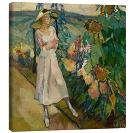 Stampa su tela Gautinger Garden, Leo Putz, 1920