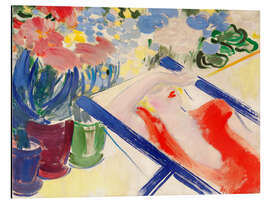 Magnettafel Frau im Liegestuhl, Janos Vaszary, 1934