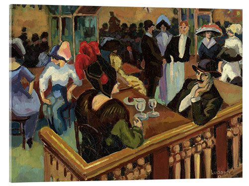 Acrylglasbild Café Parisien "Bal Tabarin"