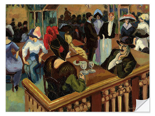 Autocolante decorativo Café Parisien "Bal Tabarin"