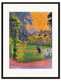 Impression artistique encadrée Le Soleil couchant, 1912