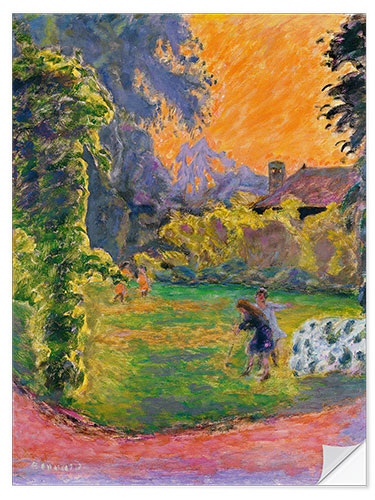 Muursticker Sunset (Le Soleil couchant), 1912