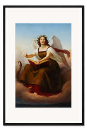 Gerahmter Kunstdruck Die Poesie, Christian Köhler