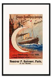 Gerahmter Kunstdruck Campagnie Hambourgeoise-Américaine, Grande Excursion en Orient