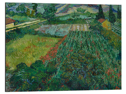 Cuadro de aluminio Poppy Field, 1889