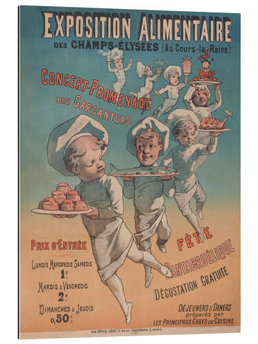 Gallery print Exposition Alimentaire des Champs-Elysées, Emil Levy, 1874