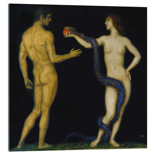 Akrylglastavla Adam and Eve, 1920