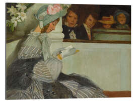 Magnettafel Lesende Biedermeier-Dame, Alexander von Salzman