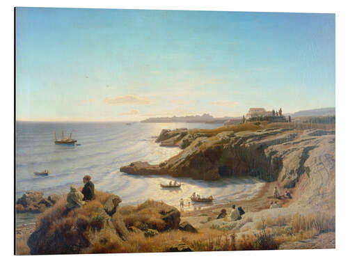 Tableau en aluminium Coast near Syracuse, 1861