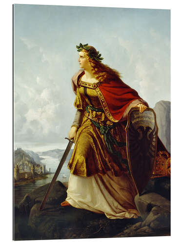 Galleriprint Germania on the Watch on the Rhine, Lorenz Clasen