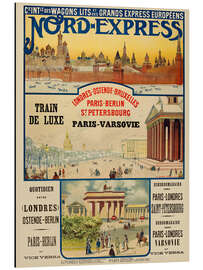 Magnettafel Nord-Express, Paris-Saint Petersbourg, 1896