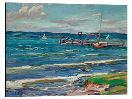 Magnettafel Dampfersteg, Starnberger See, Hermann Goebel