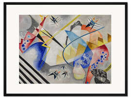 Gerahmter Kunstdruck Weißes Zentrum, 1921