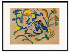 Gerahmter Kunstdruck Orientalisches Liebespaar, 1912