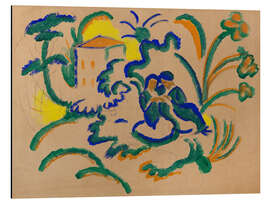 Magnettafel Orientalisches Liebespaar, 1912