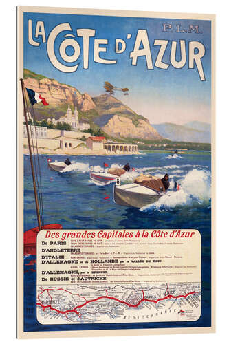 Gallery print La Côte d'Azur, France, 1912