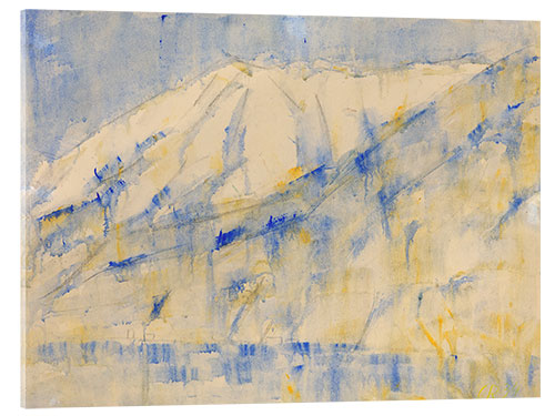 Acrylic print Mountain in the snow near Lugano, 1934