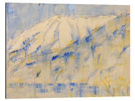 Magnettafel Berg im Schnee bei Lugano, 1934