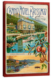 Leinwandbild Grand Hôtel San Remo, Schweiz - Vintage Travel Collection