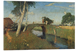 Acrylic print Summer on the Bog Canal, 1896